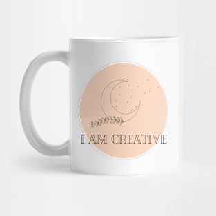Affirmation Collection - I Am Creative (Orange) Mug